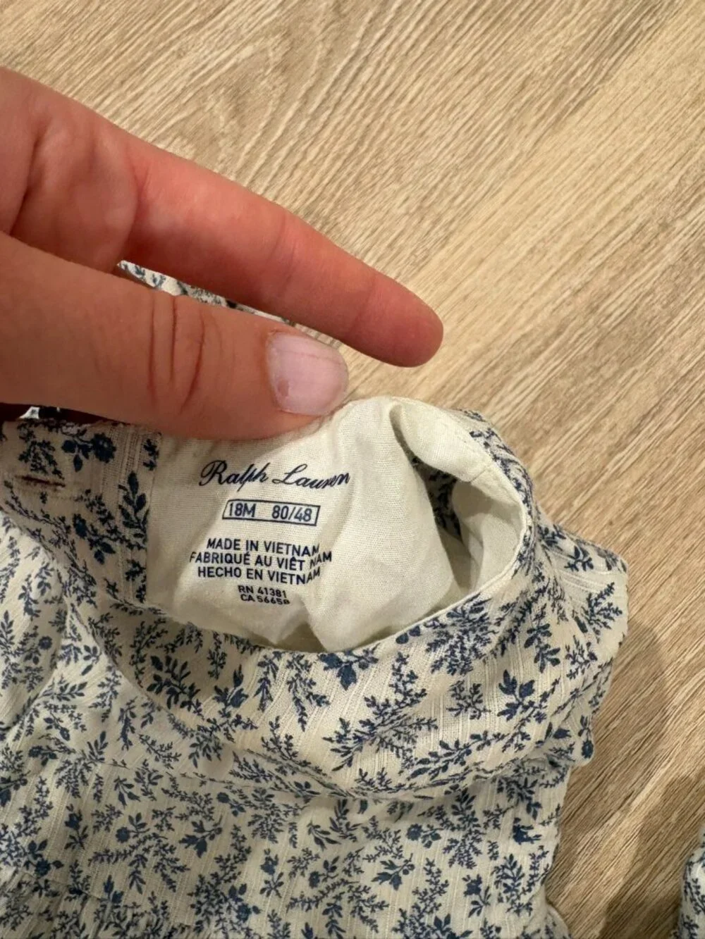 Ralph Lauren Floral Dress & Bloomers Set 18M Baby Girl
